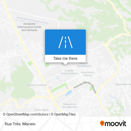 Rua Três map