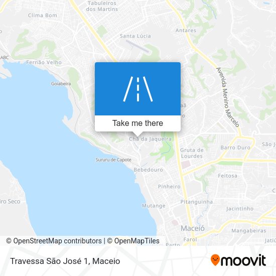 Travessa São José 1 map