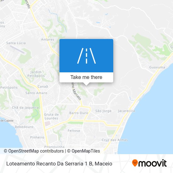 Loteamento Recanto Da Serraria 1 B map