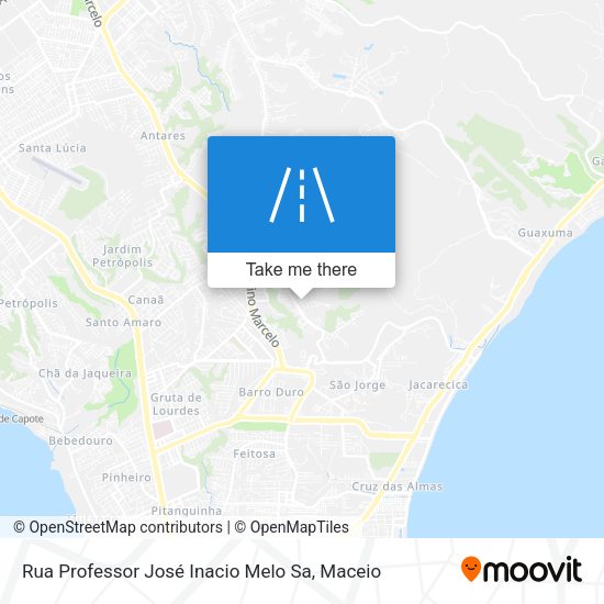 Rua Professor José Inacio Melo Sa map