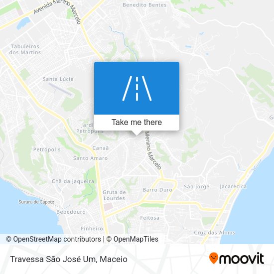 Travessa São José Um map