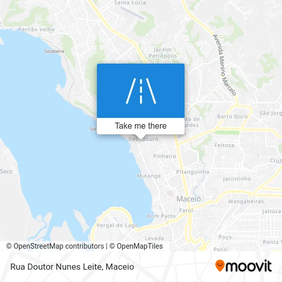 Rua Doutor Nunes Leite map