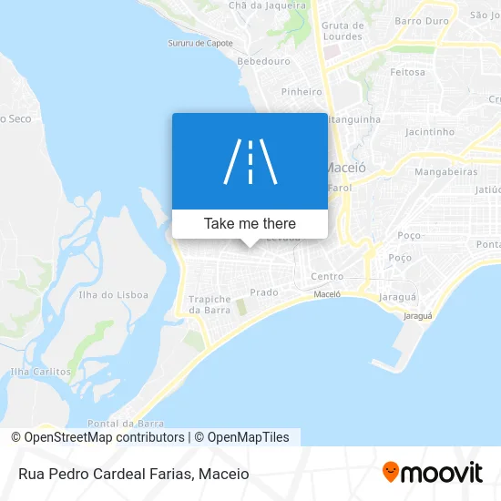 Rua Pedro Cardeal Farias map