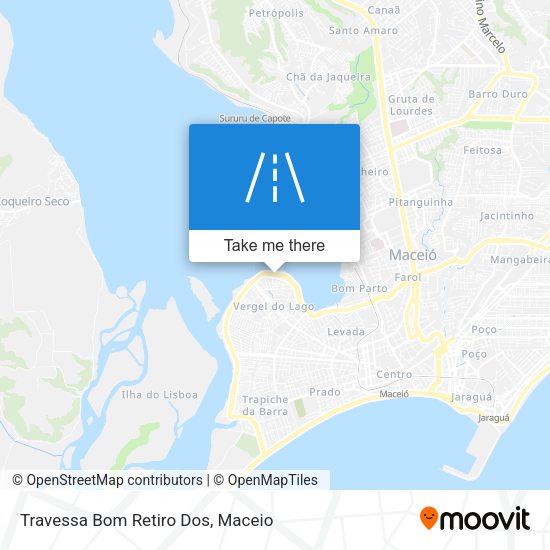 Travessa Bom Retiro Dos map