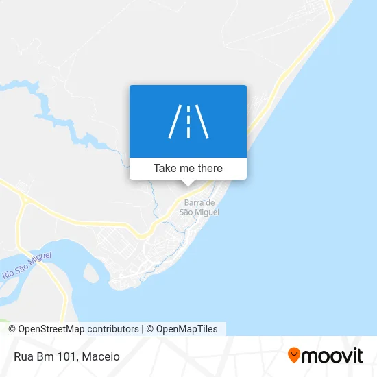 Rua Bm 101 map