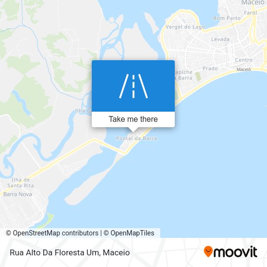 Rua Alto Da Floresta Um map
