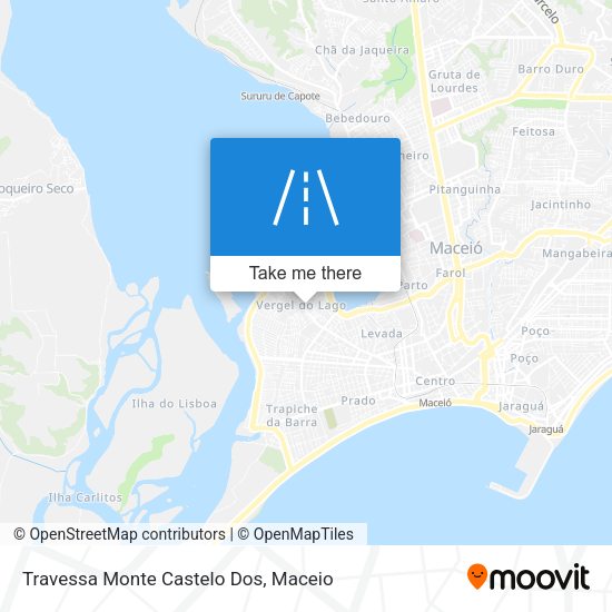 Travessa Monte Castelo Dos map