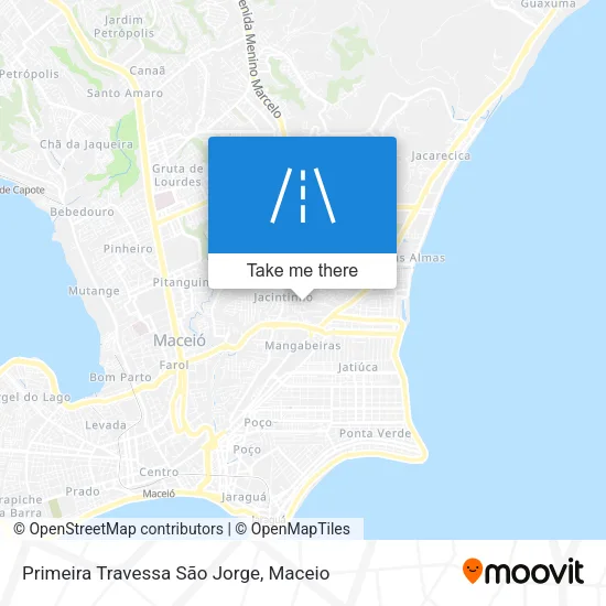 Primeira Travessa São Jorge map