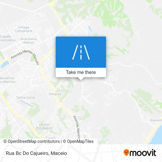 Rua Bc Do Cajueiro map