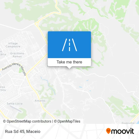 Rua Sd 45 map