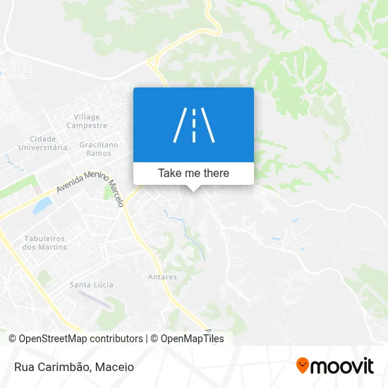 Rua Carimbão map