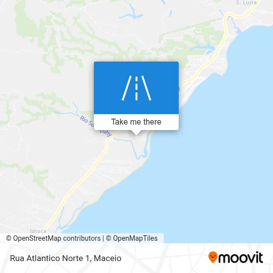 Rua Atlantico Norte 1 map