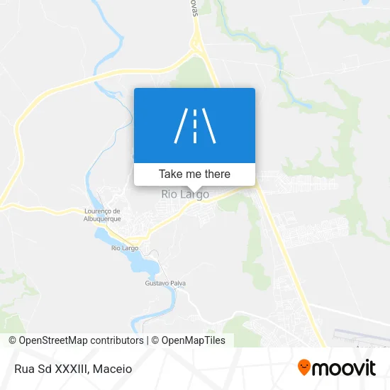 Rua Sd XXXIII map