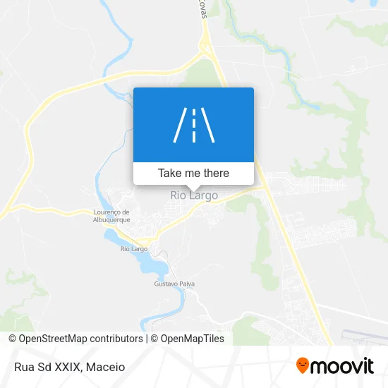 Rua Sd XXIX map