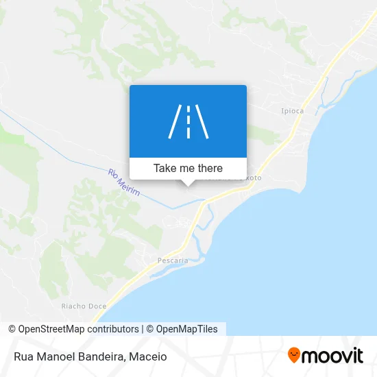 Rua Manoel Bandeira map