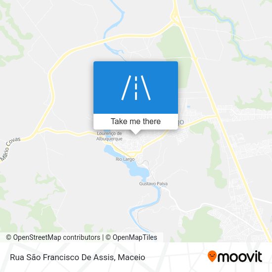Rua São Francisco De Assis map