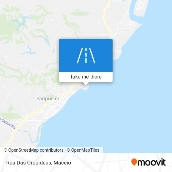 Rua Das Orquídeas map