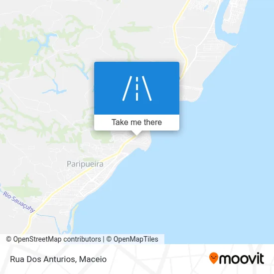 Rua Dos Anturios map