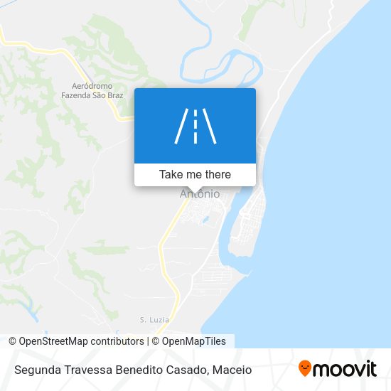 Segunda Travessa Benedito Casado map