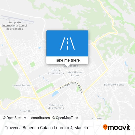 Travessa Benedito Caiaca Loureiro 4 map