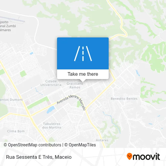 Rua Sessenta E Três map