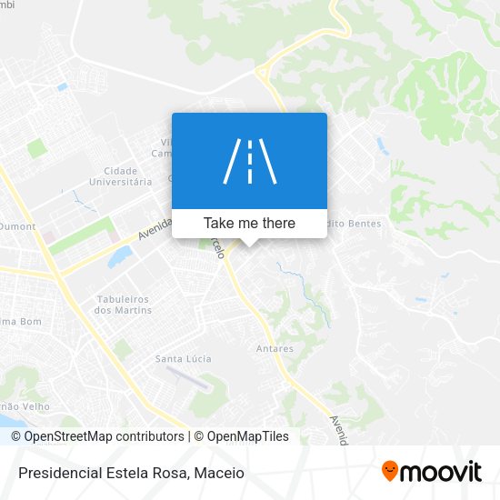 Presidencial Estela Rosa map