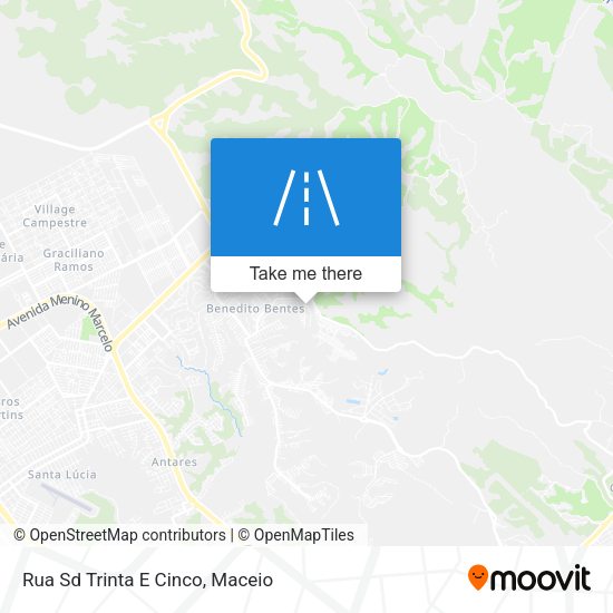 Rua Sd Trinta E Cinco map