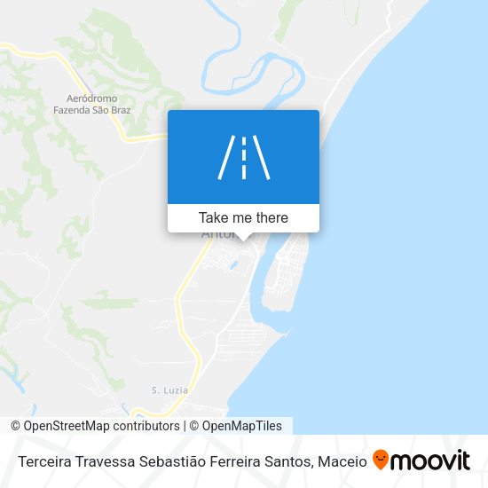 Terceira Travessa Sebastião Ferreira Santos map