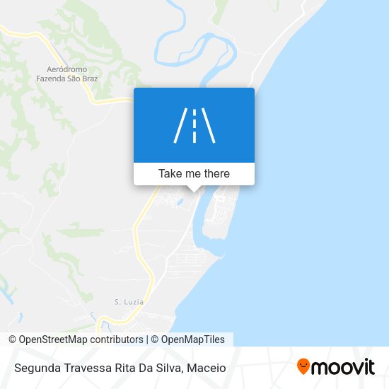 Segunda Travessa Rita Da Silva map