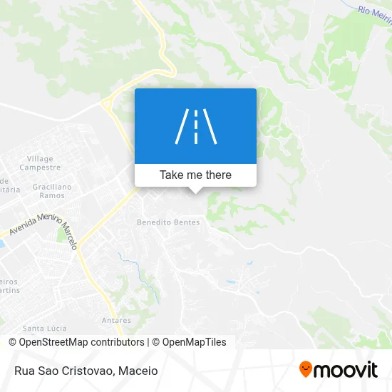 Rua Sao Cristovao map