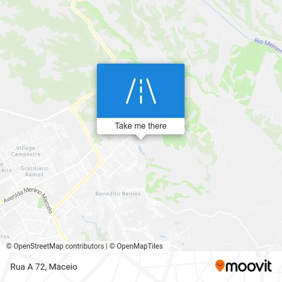 Rua A 72 map