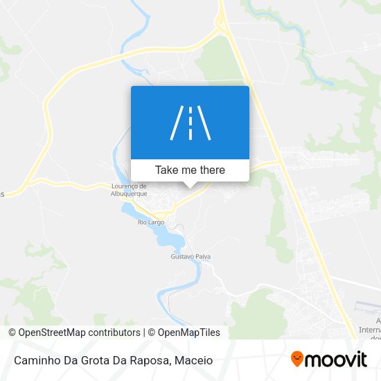 Caminho Da Grota Da Raposa map