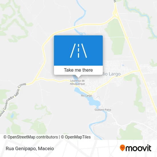 Rua Genipapo map
