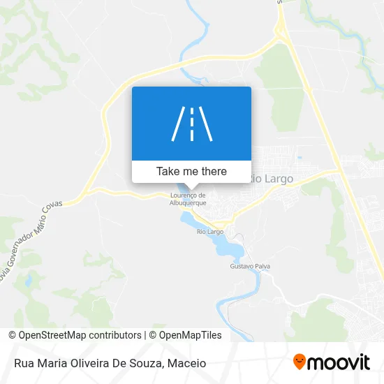 Rua Maria Oliveira De Souza map