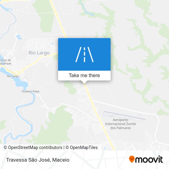 Travessa São José map