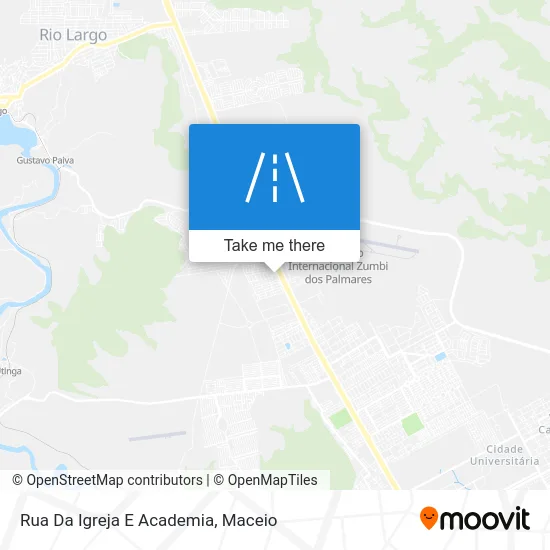 Rua Da Igreja E Academia map
