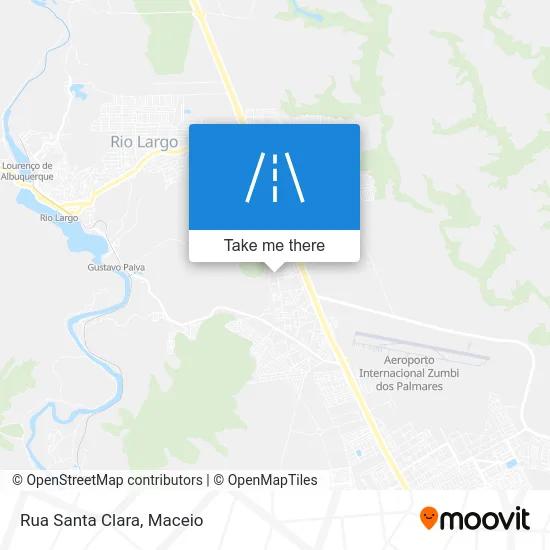 Rua Santa Clara map