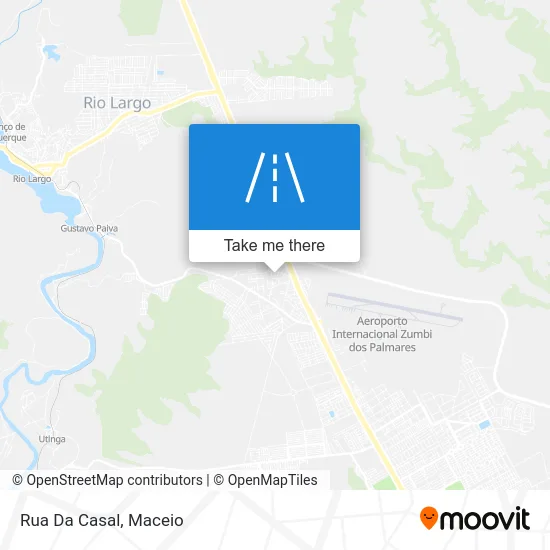 Rua Da Casal map