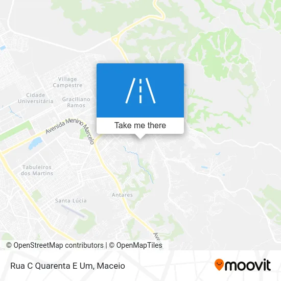Rua C Quarenta E Um map