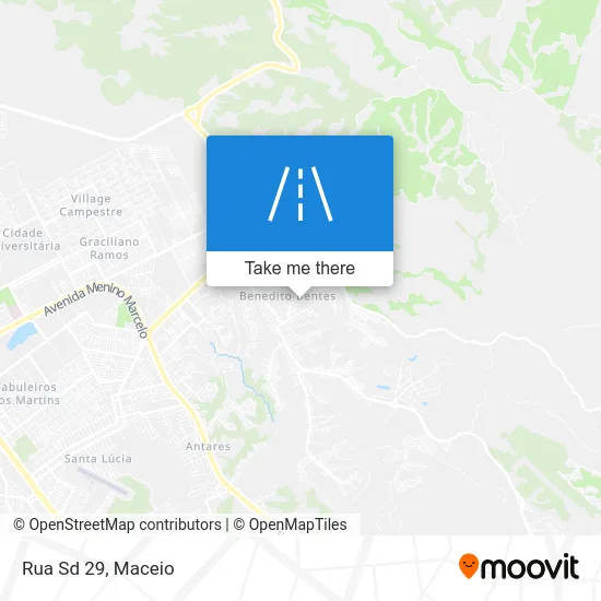 Rua Sd 29 map