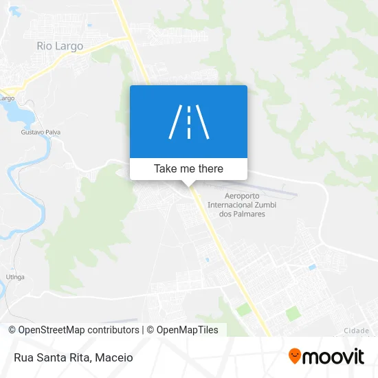 Rua Santa Rita map
