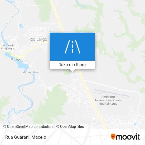 Rua Guarani map