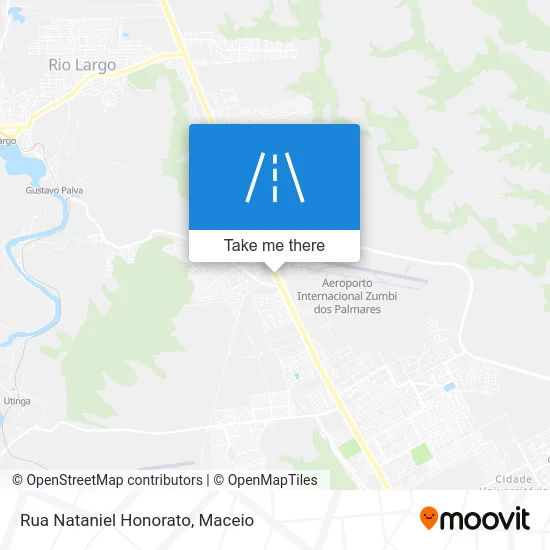 Rua Nataniel Honorato map