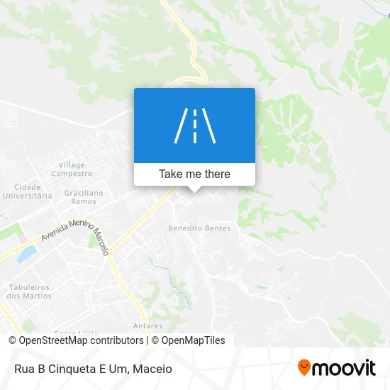 Rua B Cinqueta E Um map