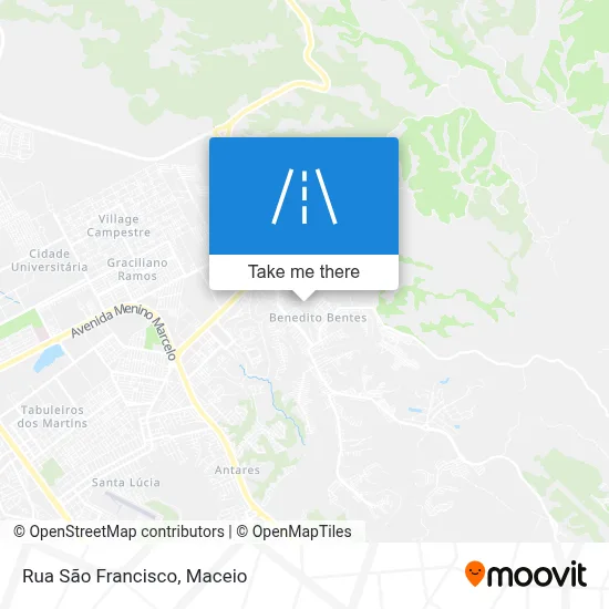 Rua São Francisco map
