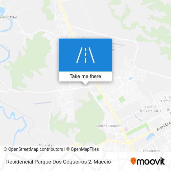 Residencial Parque Dos Coqueiros 2 map
