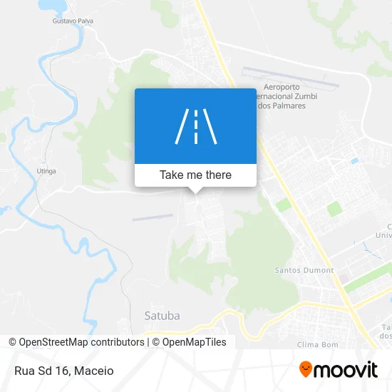 Rua Sd 16 map