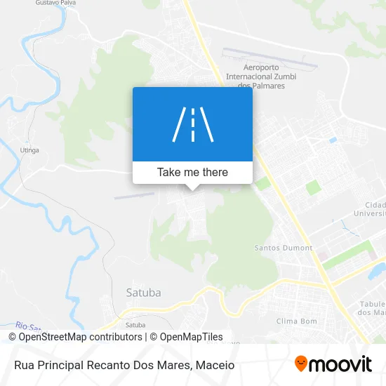 Rua Principal Recanto Dos Mares map
