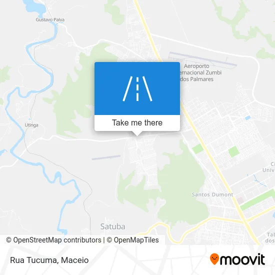 Rua Tucuma map