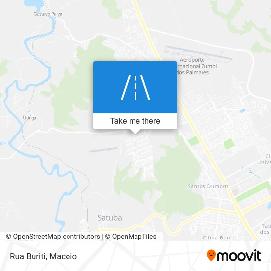 Rua Buriti map